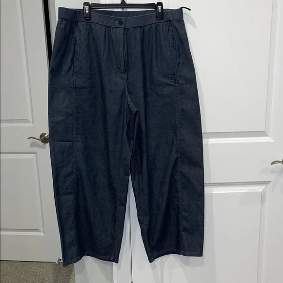 Eileen Fisher airy denim wide leg pants, size 1x - Picture 1 of 10